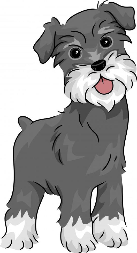 Miniature Schnauzer Wall Decal
