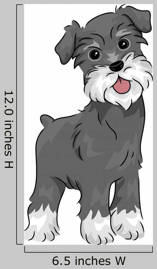 Miniature Schnauzer Wall Decal