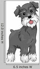 Miniature Schnauzer Wall Decal