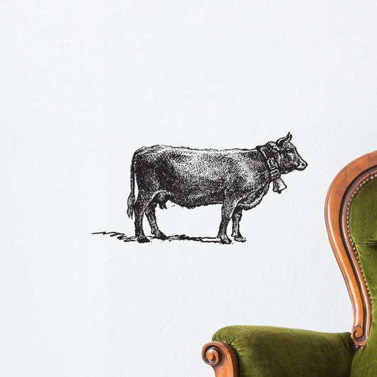 Swiss Cattle Breed Vintage Wall Decal