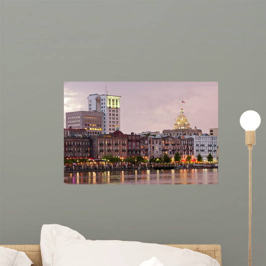 Waterfront Savannah Historic District Wall Decal