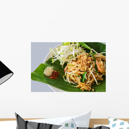 Fried Noodle with Shrimp Wall Decal
