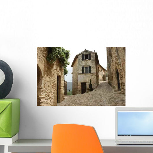 Old French Village Wall Decal