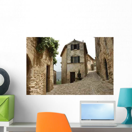 Old French Village Wall Decal