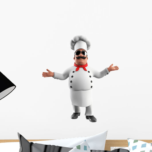 3D Rendered Illustration Kitchen Wall Decal