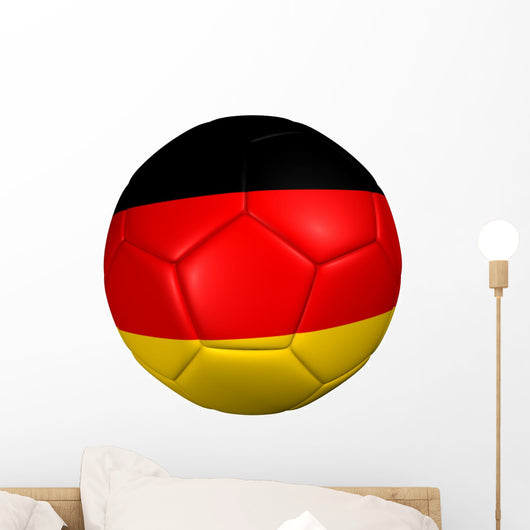 3D Flag Ball Germany Wall Decal