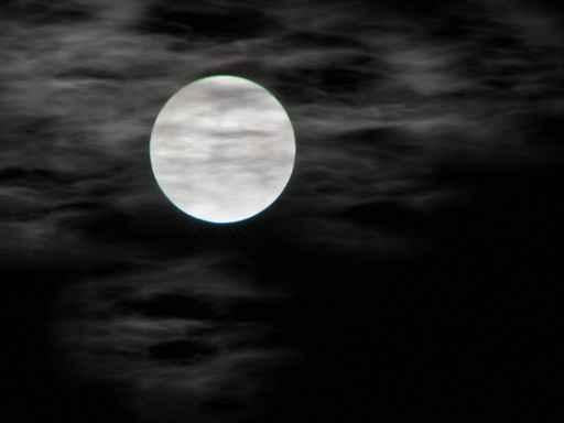 Moon and Clouds Wall Decal