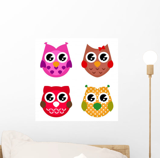 Vector Owls Wall Stickers Wall Decal