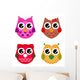 Vector Owls Wall Stickers Wall Decal