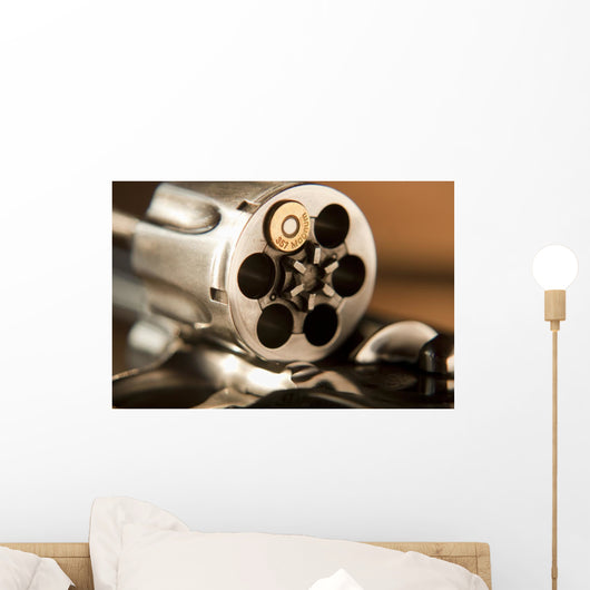 357 Magnum Revolver Wall Decal
