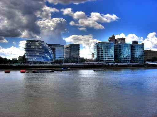London Modern Buildings Wall Decal