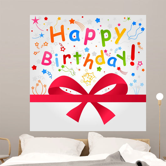 Birthday Wall Decal