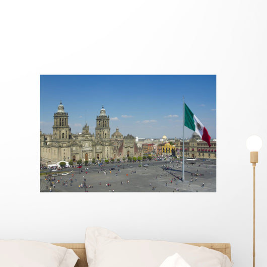 Zocalo Mexico City Wall Decal