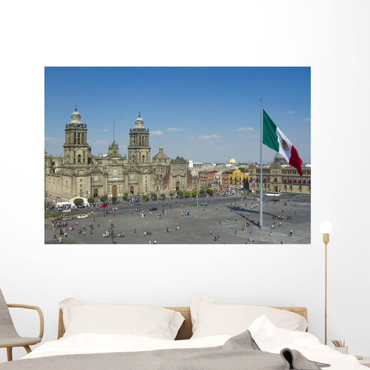 Zocalo Mexico City Wall Decal