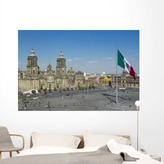 Zocalo Mexico City Wall Decal