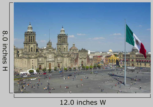 Zocalo Mexico City Wall Decal