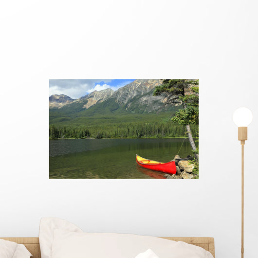 Old Red Canoe Wall Decal