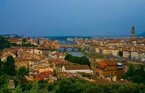 Florence Italy River Wall Decal