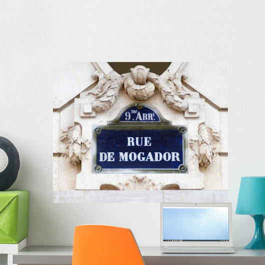 Rue Mogador Wall Decal