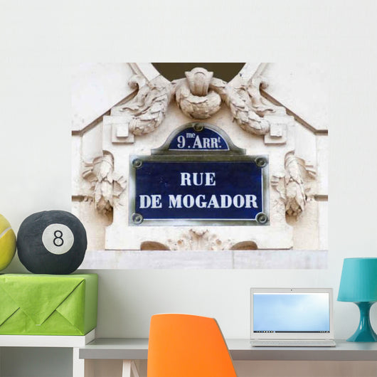 Rue Mogador Wall Decal