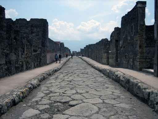 Ancient Roman Street Pompeii Wall Decal