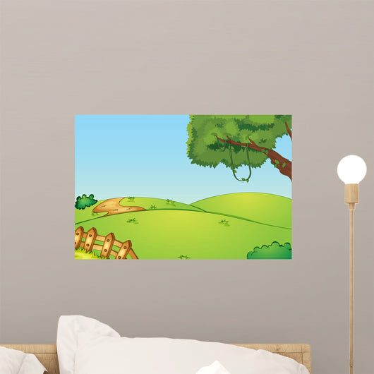 Empty Field Wall Decal