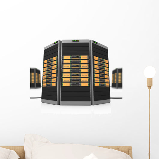 3D Servers Wall Decal