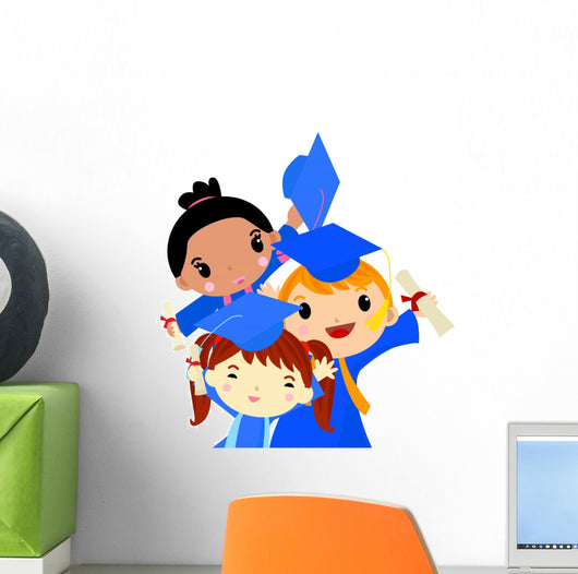 Graduation Kids Wall Decal