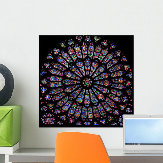 Rose Window Notre Dame Wall Decal