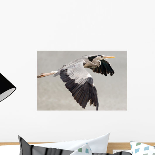 Heron Cendre 3 Wall Decal