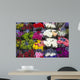 Selection Cut Flowers Market Wall Decal