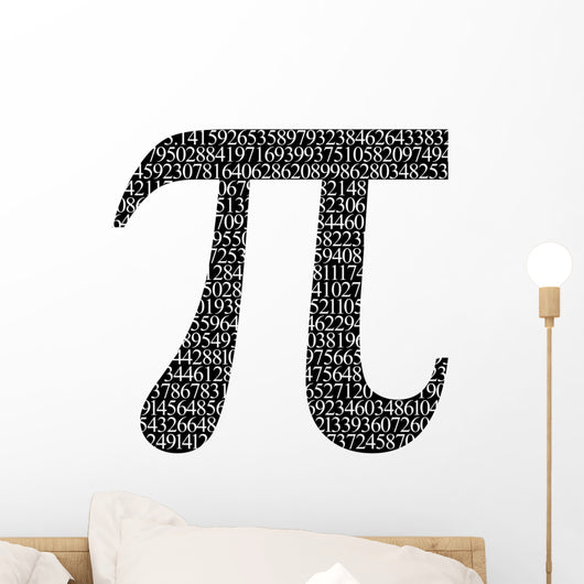 Pi Numbers Wall Decal