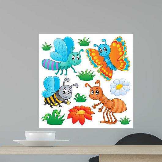 Cute Bugs Collection 2 Wall Decal