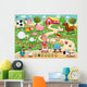 Farm Family Funny Cartoon Wall Decal