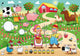 Farm Family Funny Cartoon Wall Decal