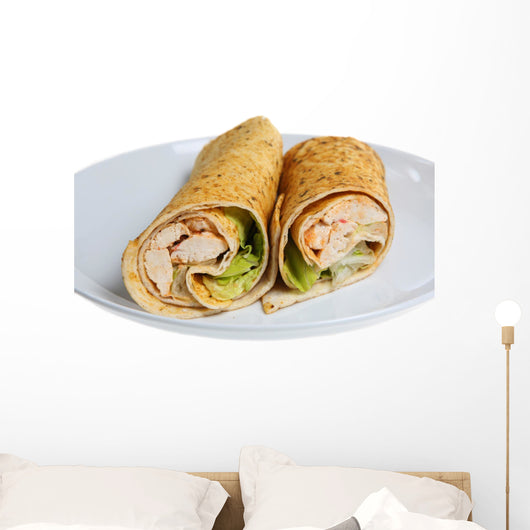 Chicken Wrap Wall Decal