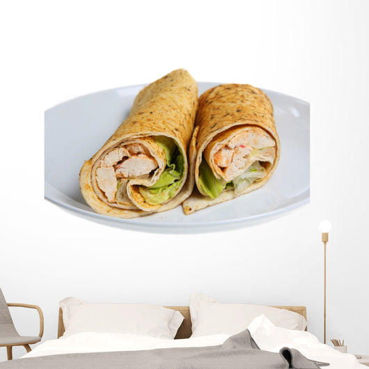 Chicken Wrap Wall Decal