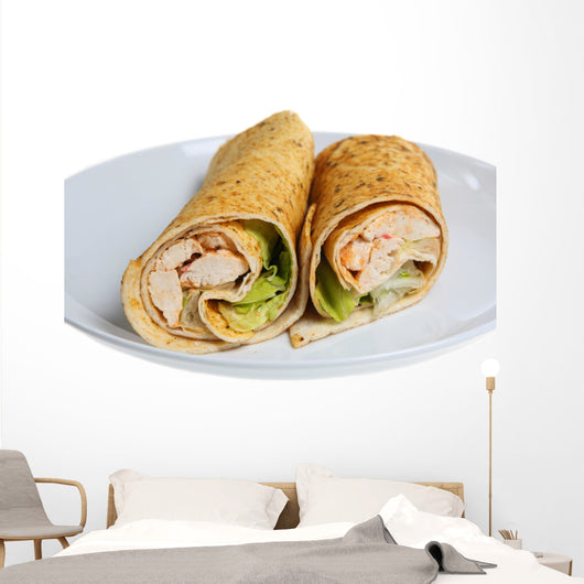 Chicken Wrap Wall Decal