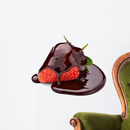 Chocolate Strawberry Dessert Candy Wall Decal