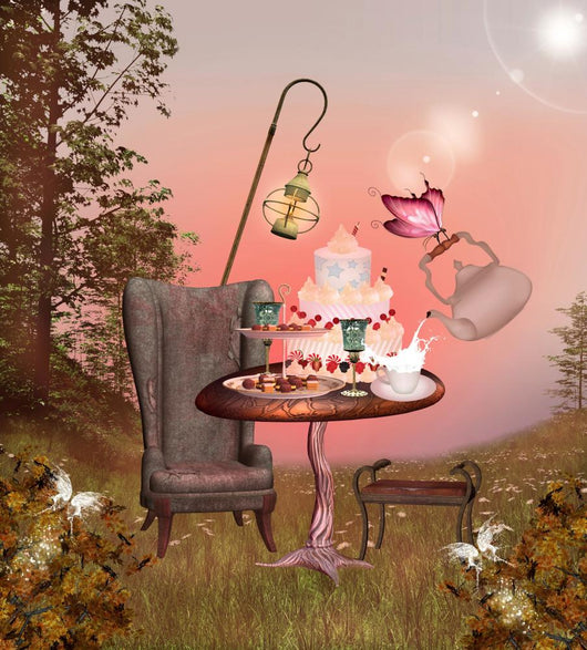 Wonderland Series Birthday Banquet Wall Decal