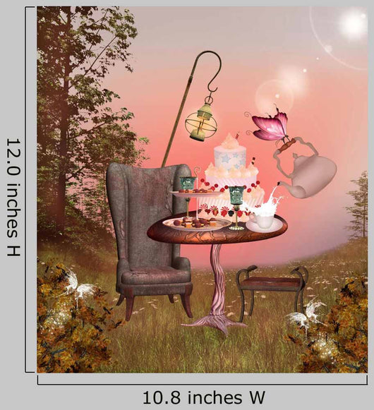 Wonderland Series Birthday Banquet Wall Decal