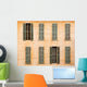 French Windows with Shutters Wall Decal