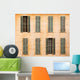 French Windows with Shutters Wall Decal
