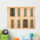 French Windows with Shutters Wall Decal