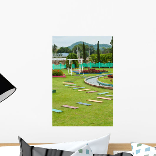 Garden Stone Path Wall Decal