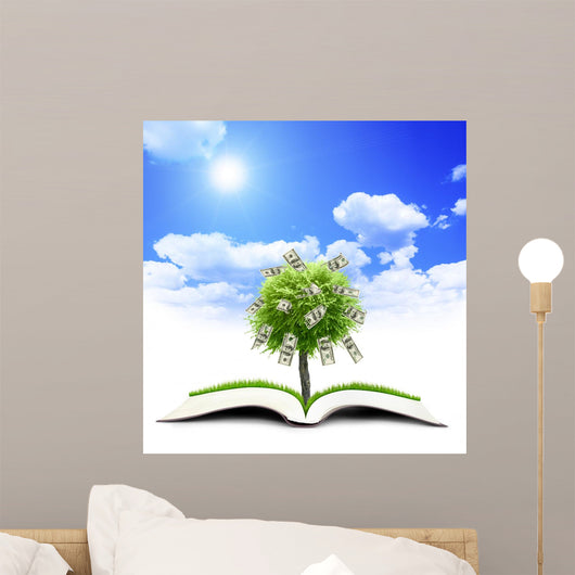 Money Treet Book Wall Decal
