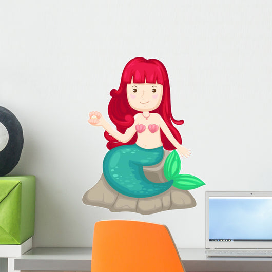 Beautiful Mermaid Wall Decal