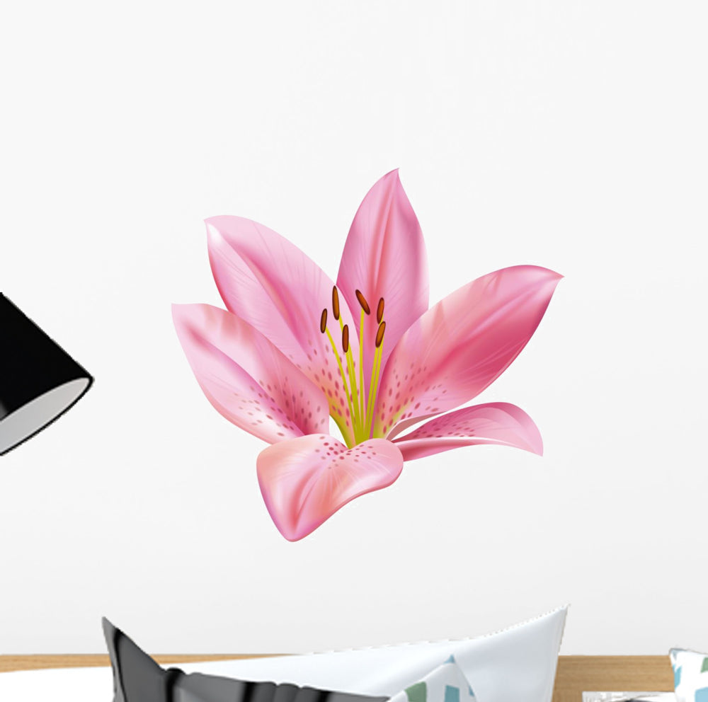lily flower wall stickers Lily Flower Wall Decal