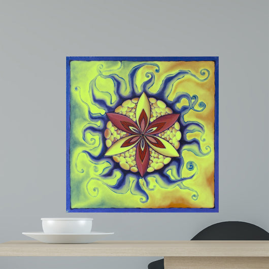 Mandala Badian Green Wall Decal