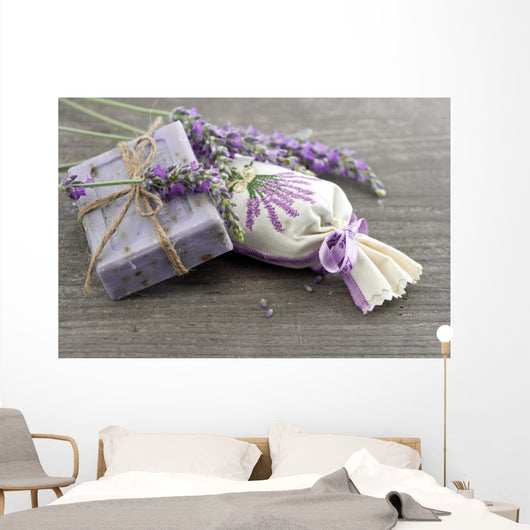 Lavender Soap with Fresh Wall Decal
